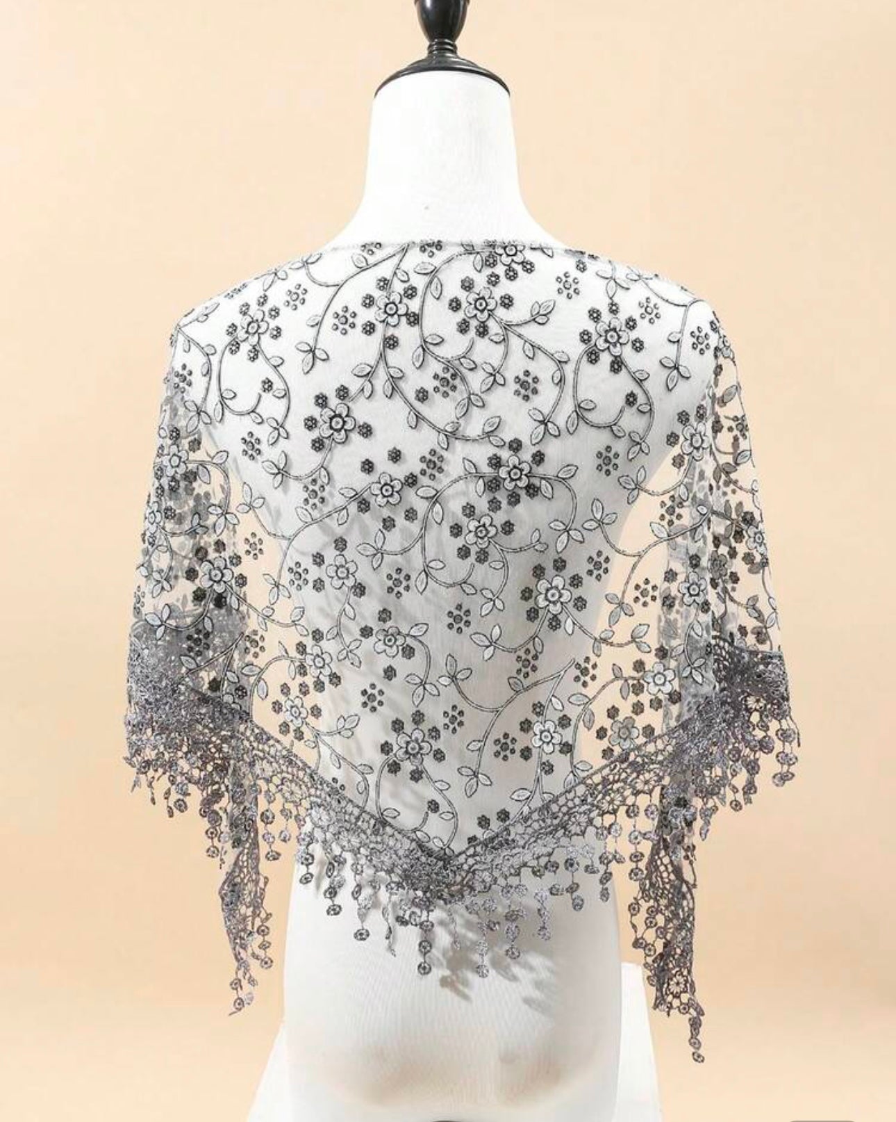 Floral shawl