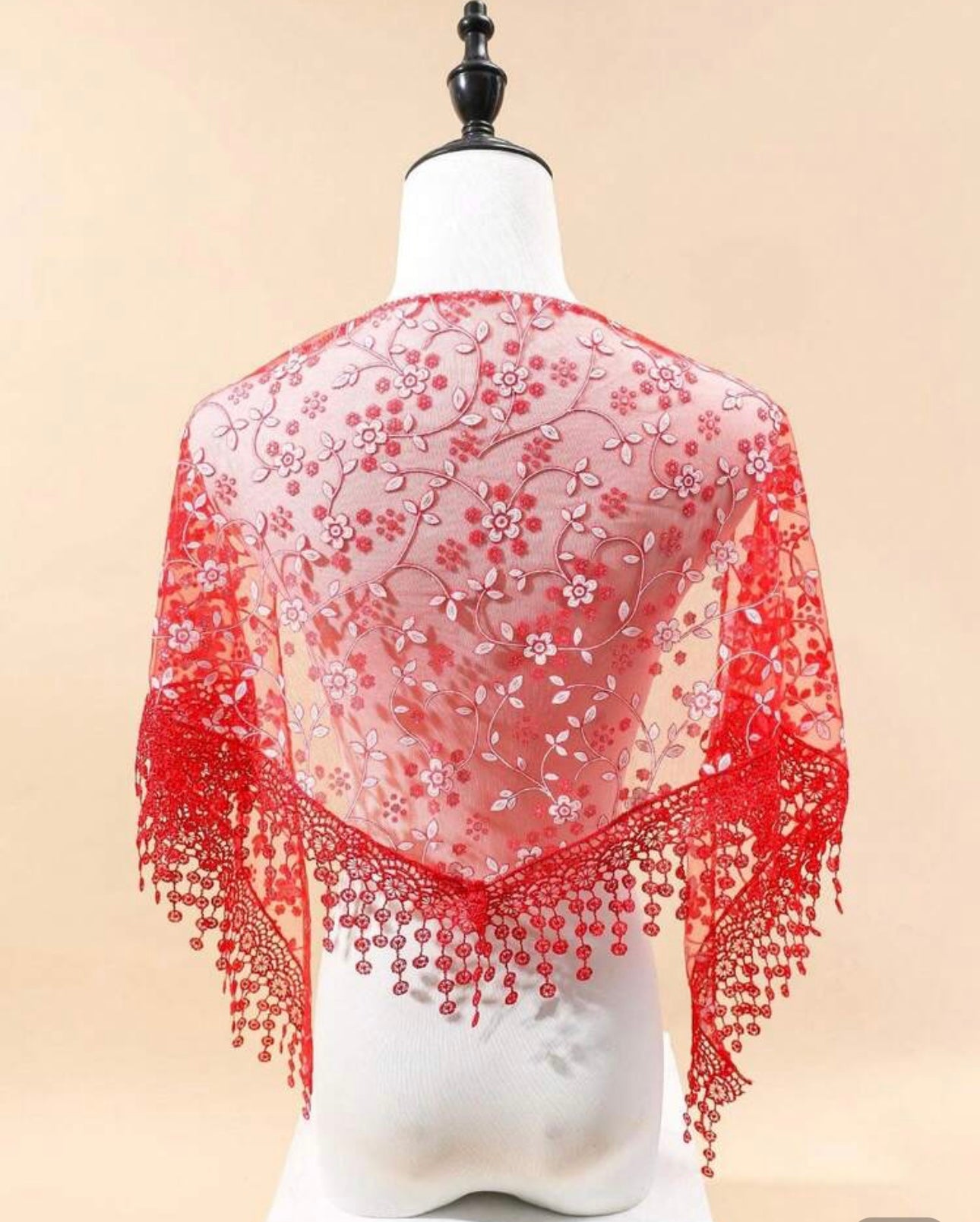 Floral shawl