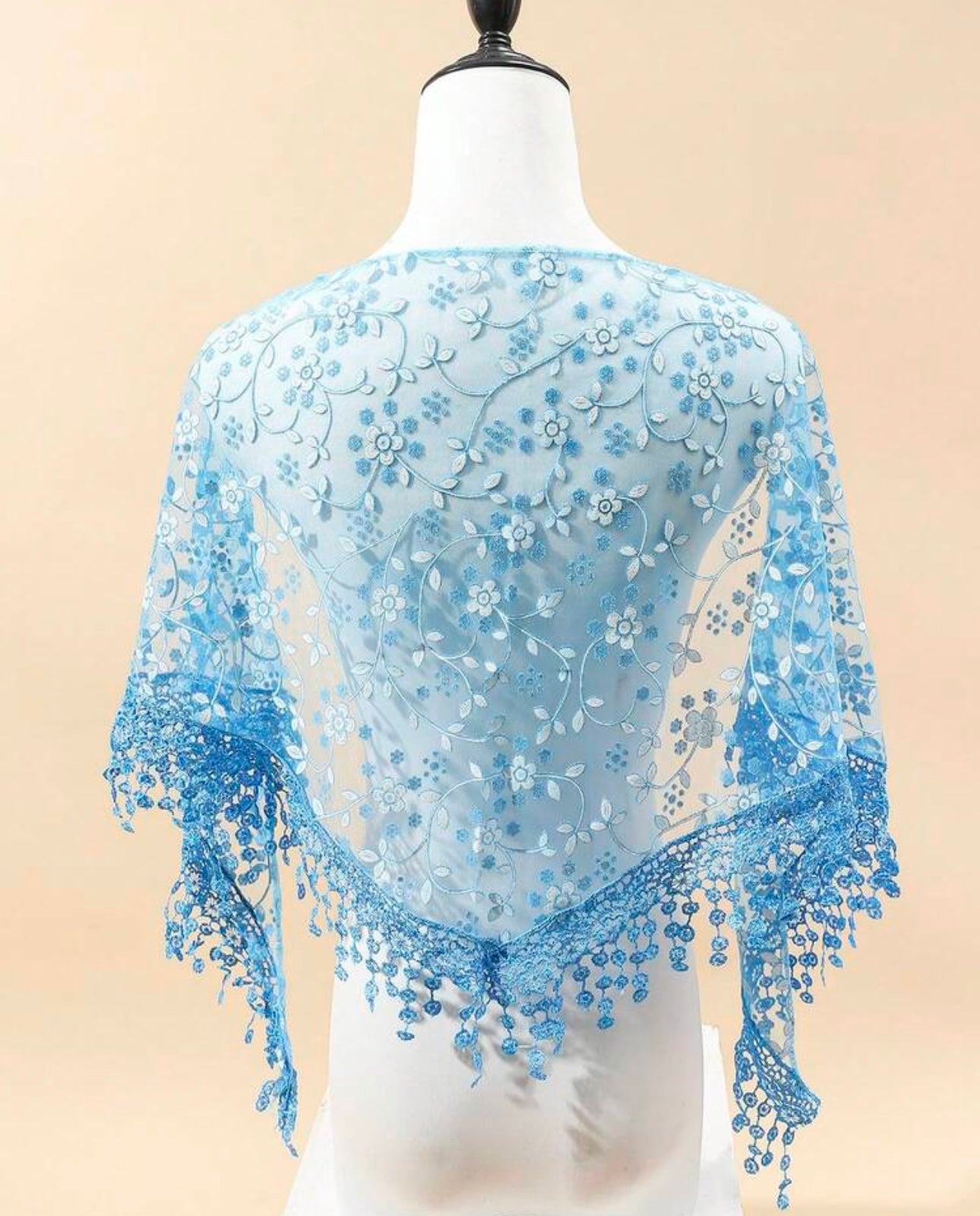 Floral shawl